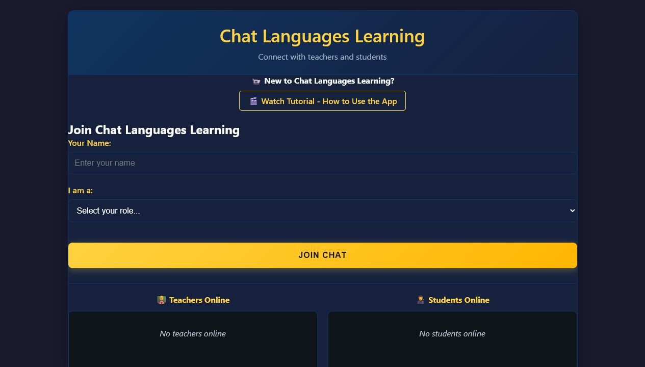 Chat Languages Learning screenshot